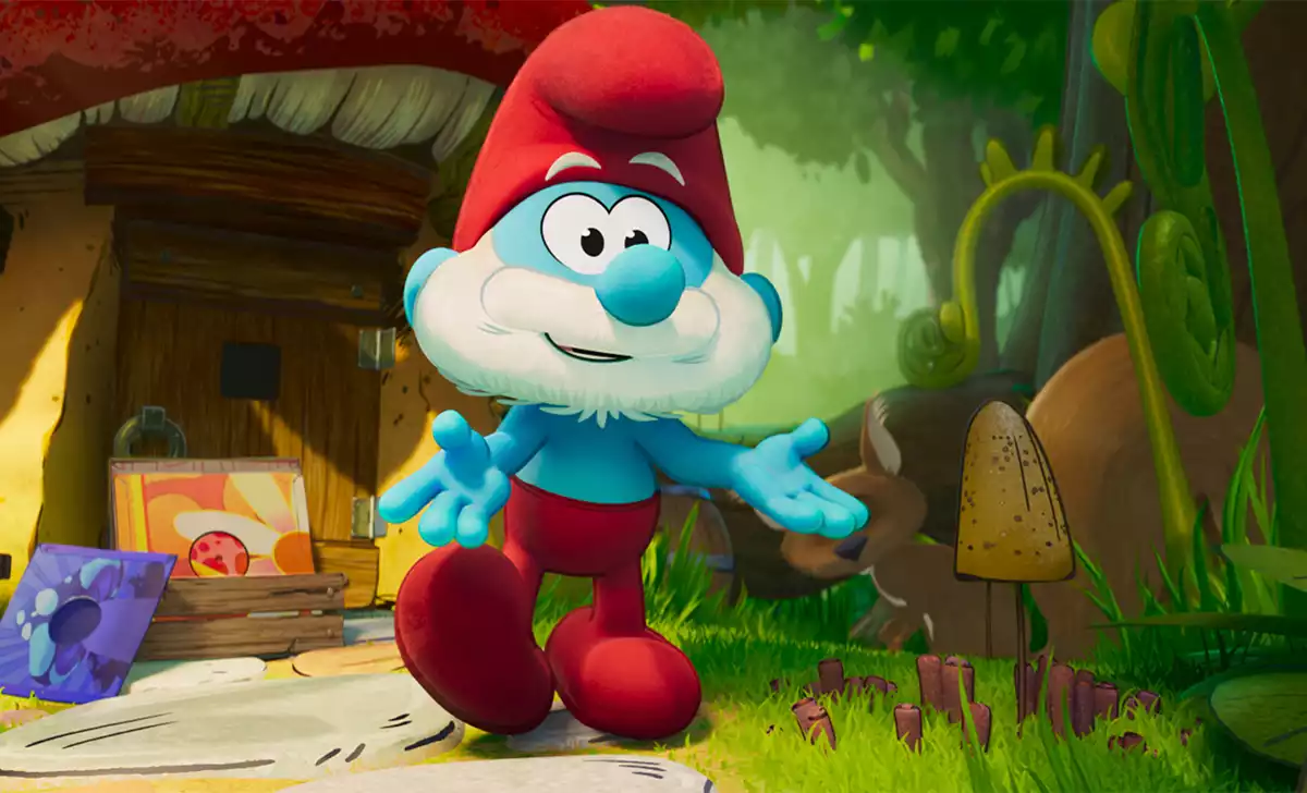 Papá Pitufo en Pitufos. Créditos: Paramount