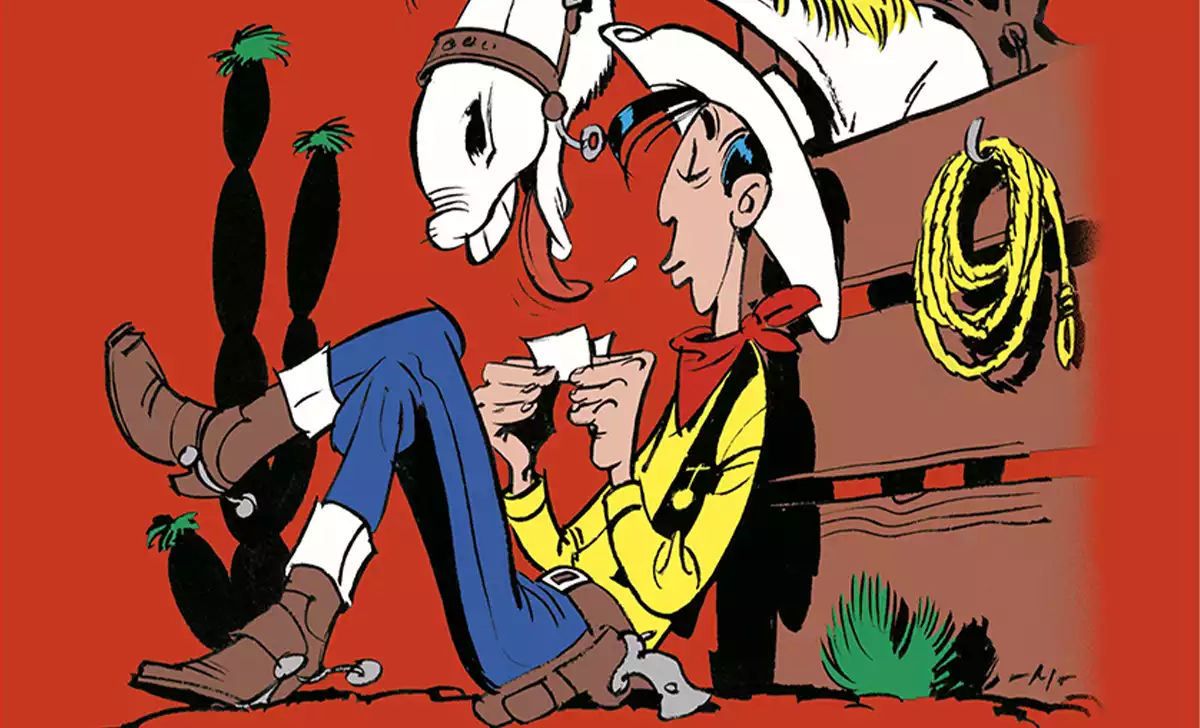 Portada de Lucky Luke en su primer integral. Créditos: Norma Editorial