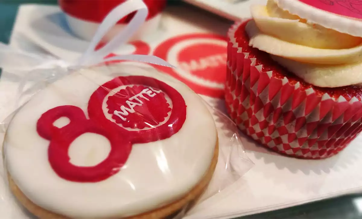 La galleta personalizada de Mattel en la Spielwarenmesse. Créditos: docpastor.com - Amamos la Cultura Pop