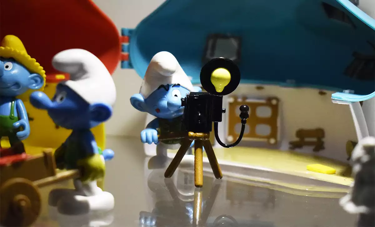 Un Pitufo del cine de la empresa Leoni para Planeta DeAgostini. Créditos: docpastor.com - Amamos la Cultura Pop