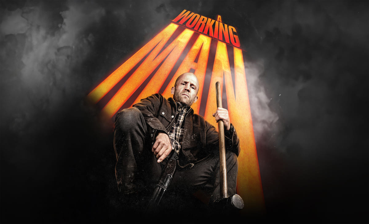 Póster de A working man. Créditos: Warner Bros.