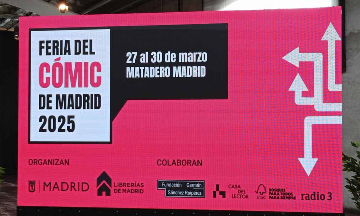 Cartel Feria del Cómic de Madrid 2025. Créditos: Paco Silva.