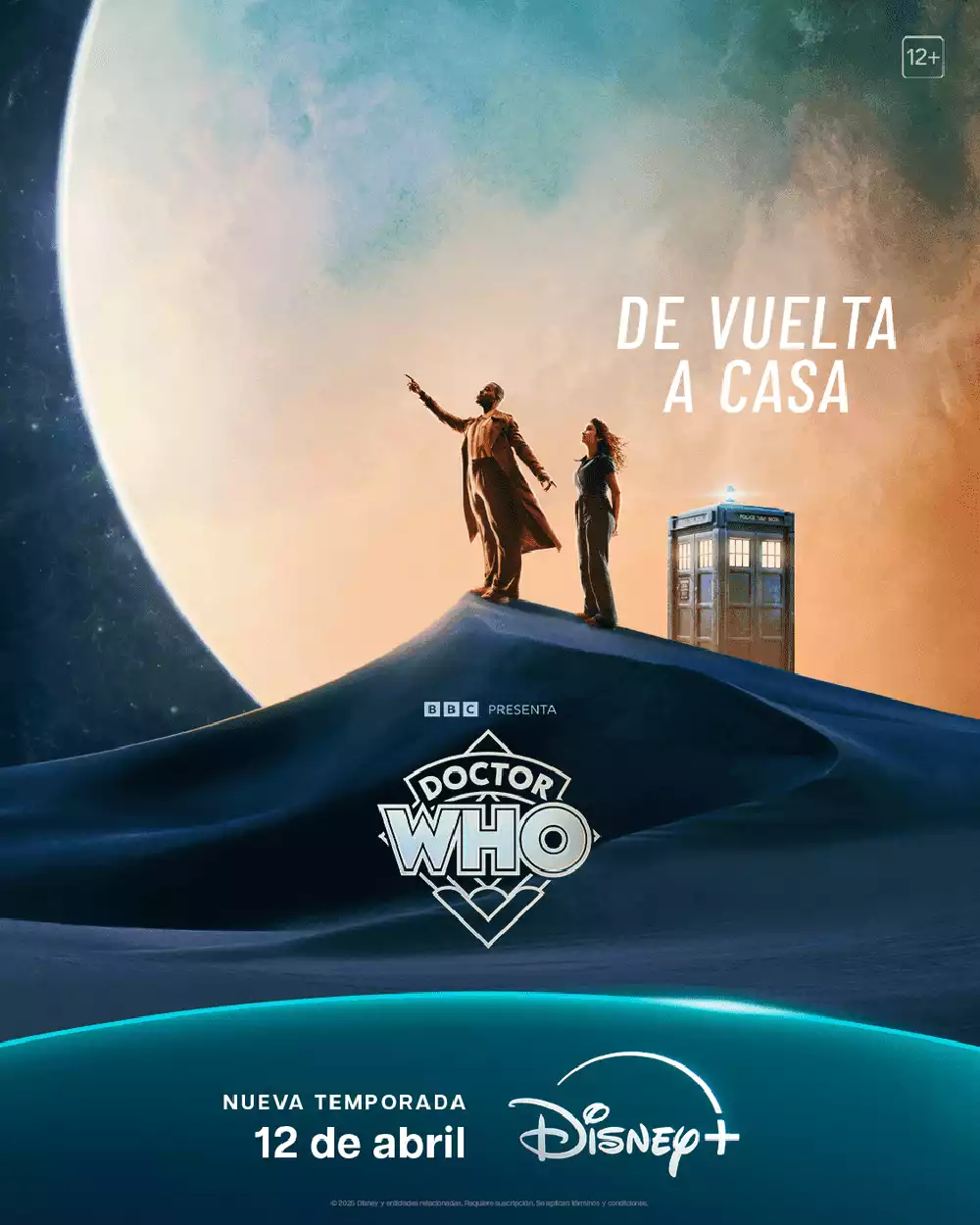 Poster de la T2 de Doctor Who. Créditos: Disney +