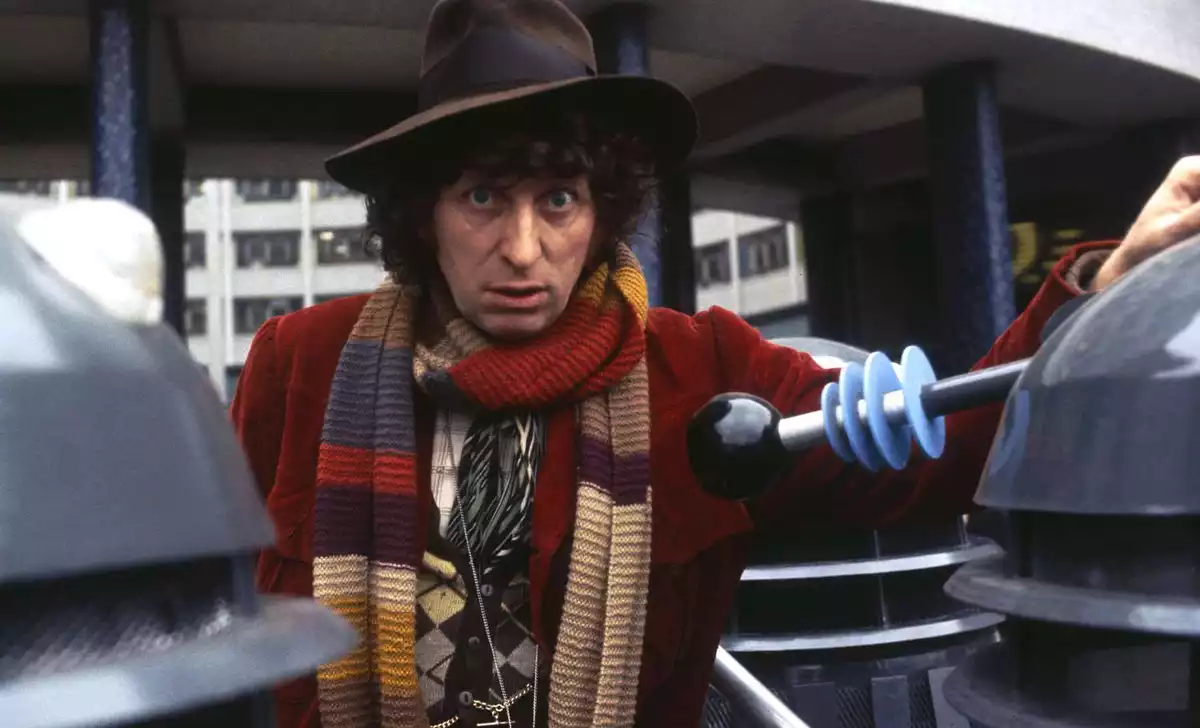 Tom Baker como el Doctor Who. Créditos: BBC