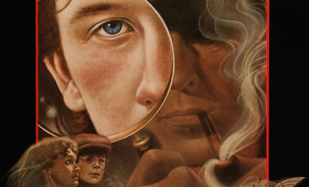 Fragmento de uno de los posters de El secreto de la pirámide. Créditos: Amblin.