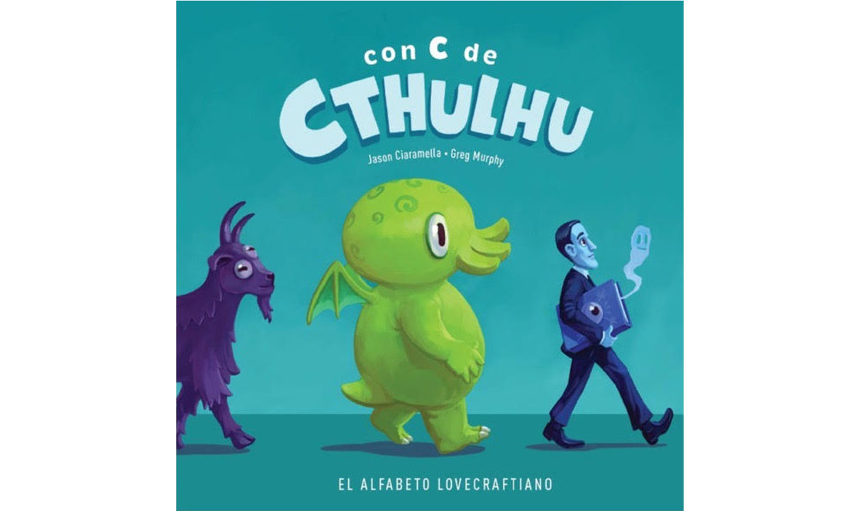 Portada de Con C de Cthulhu. Créditos: Diábolo Ediciones.