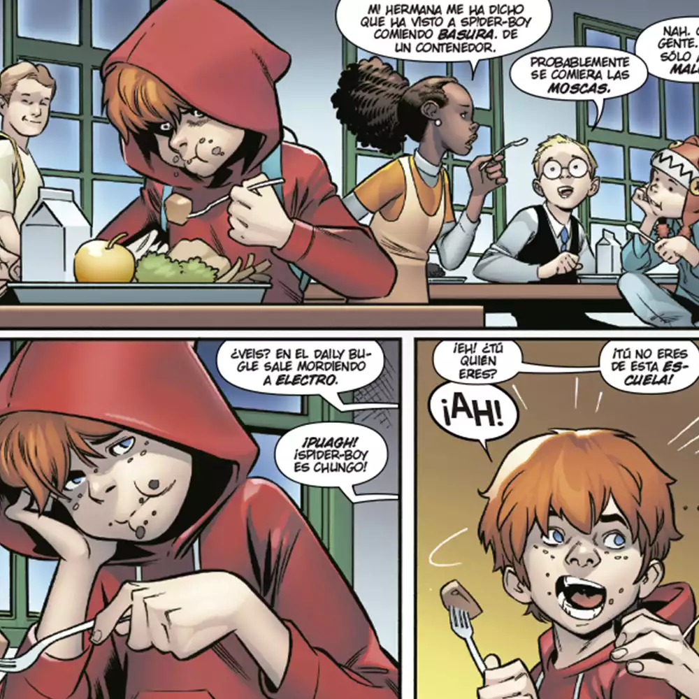 El intrépido Spider-Boy. Créditos: Panini