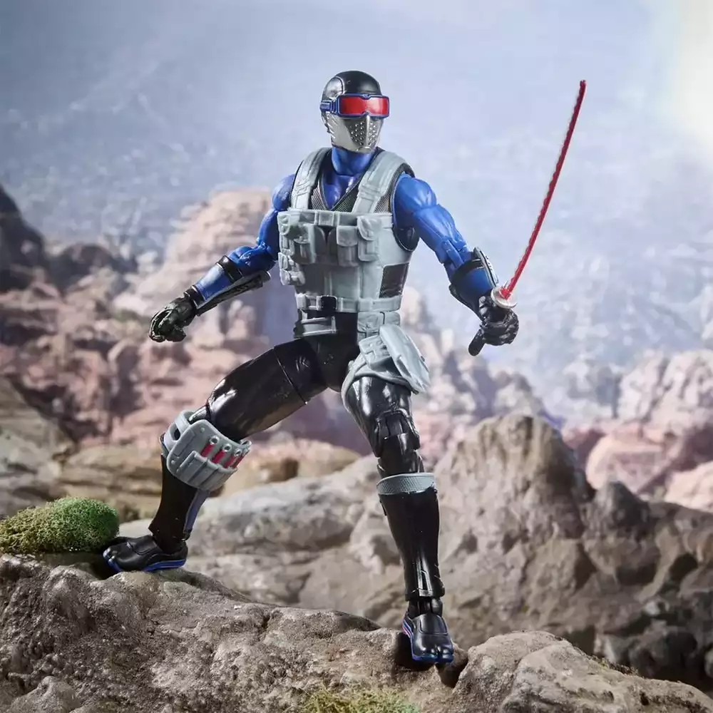 Snake Eyes listo para la acción. Créditos: Hasbro