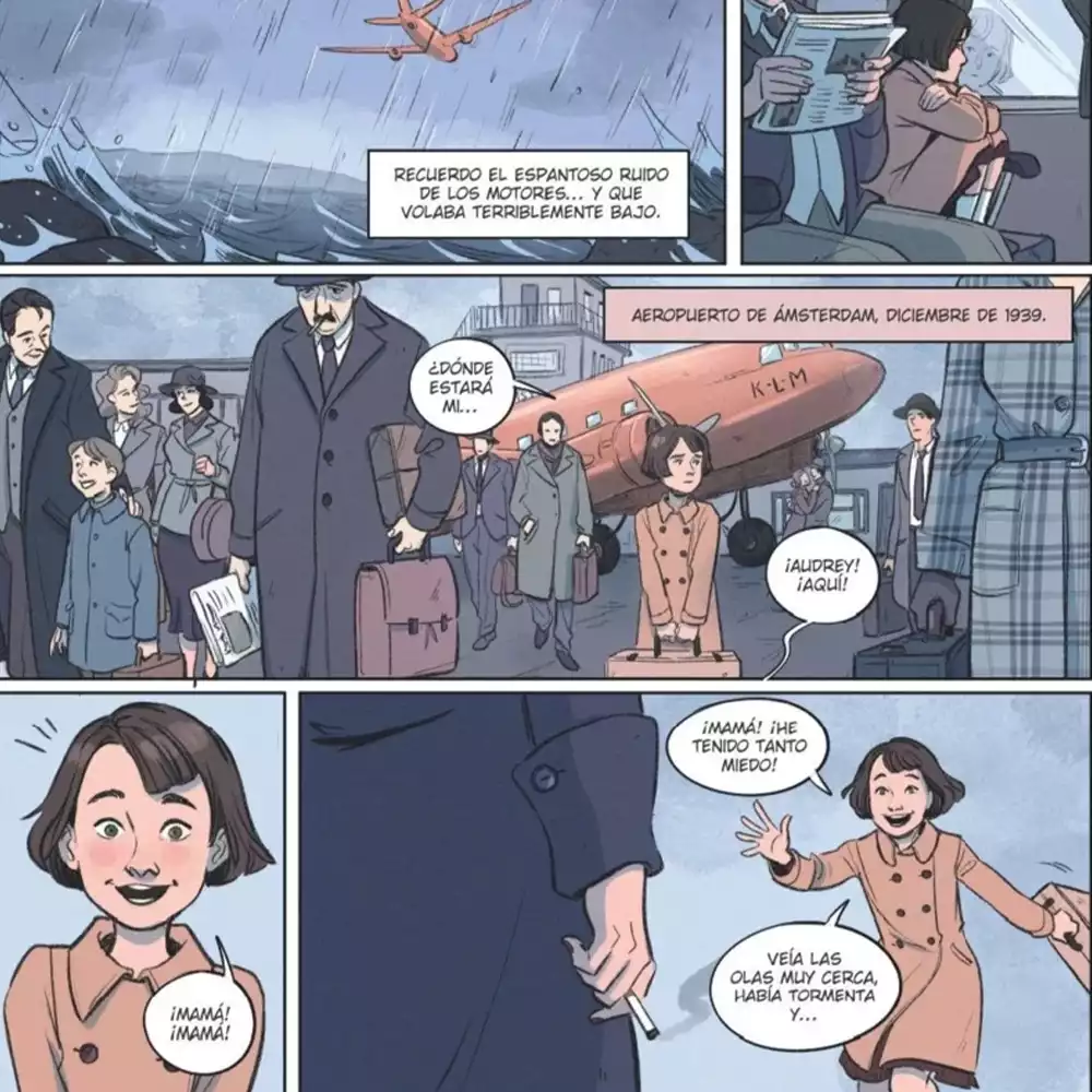 Viñetas de La guerra de Audrey. Créditos: Planeta Cómic