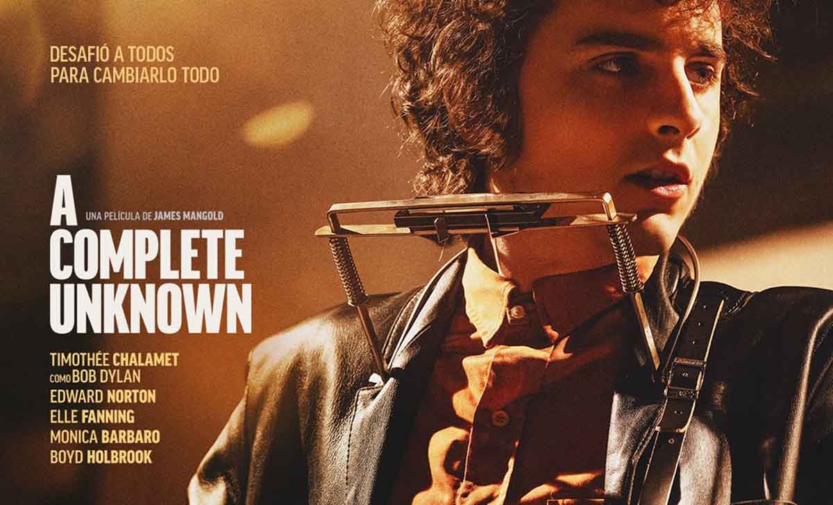 Cartel de A Complete Unknown. Créditos: Divisa Home Video.