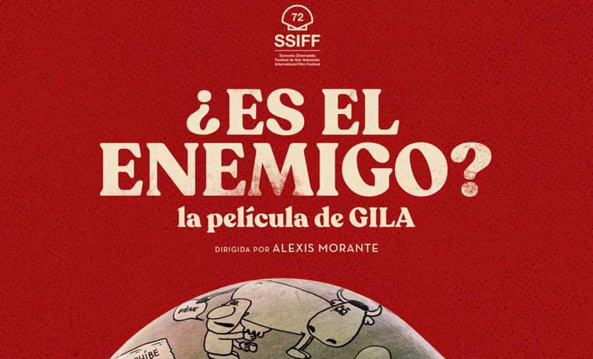 Cartel de ¿Es el enemigo? La película de Gila: Créditos: Divisa.