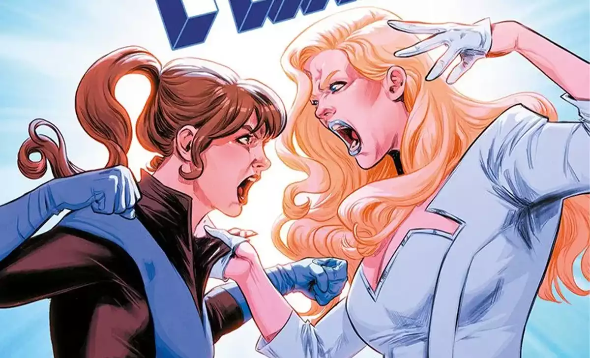 Kitty Pryde y Emma Frost se enfrentan en Excepcional Patrulla-X 3. Créditos: Panini