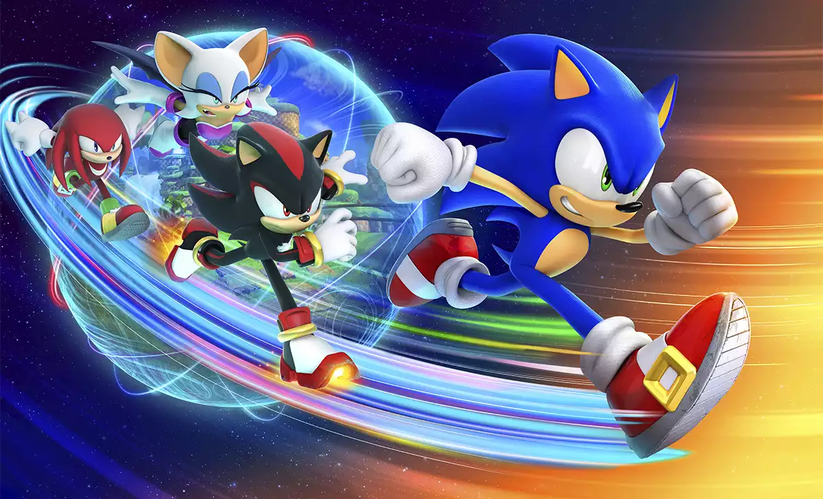 Sonic y amigos en Racing around the world. Créditos: Cosmocover Team