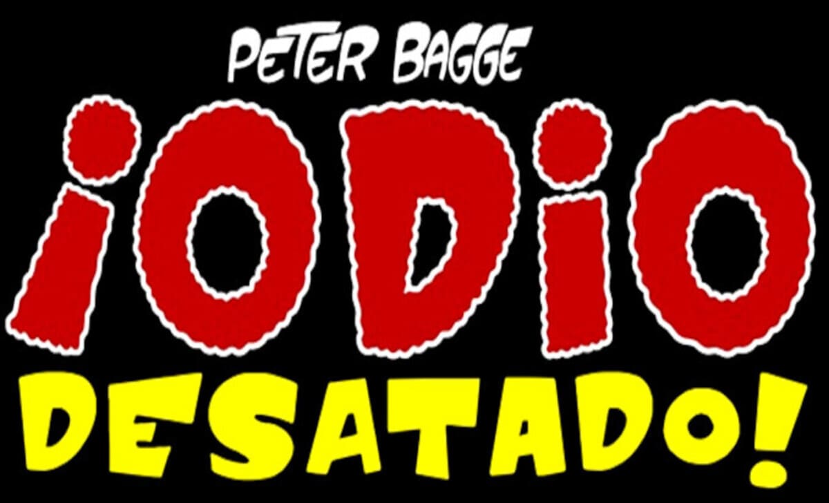 Logotipo de ¡Odio desatado!. Créditos: Ediciones La Cúpula.
