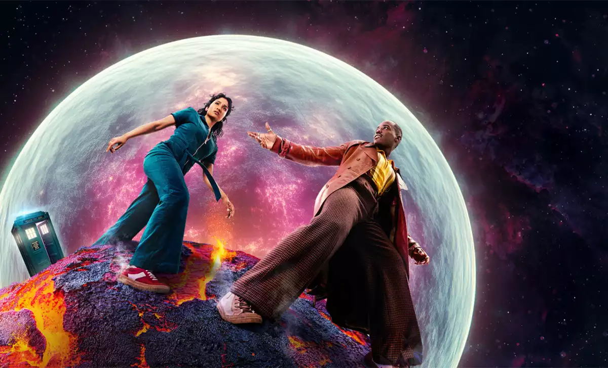 Belinda y el Doctor en Doctor Who. Créditos: BBC/Disney