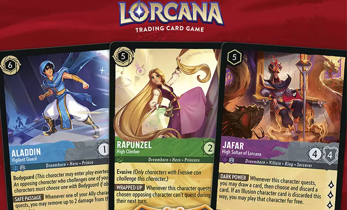 Cartas de Lorcana. Créditos: Ravensburger