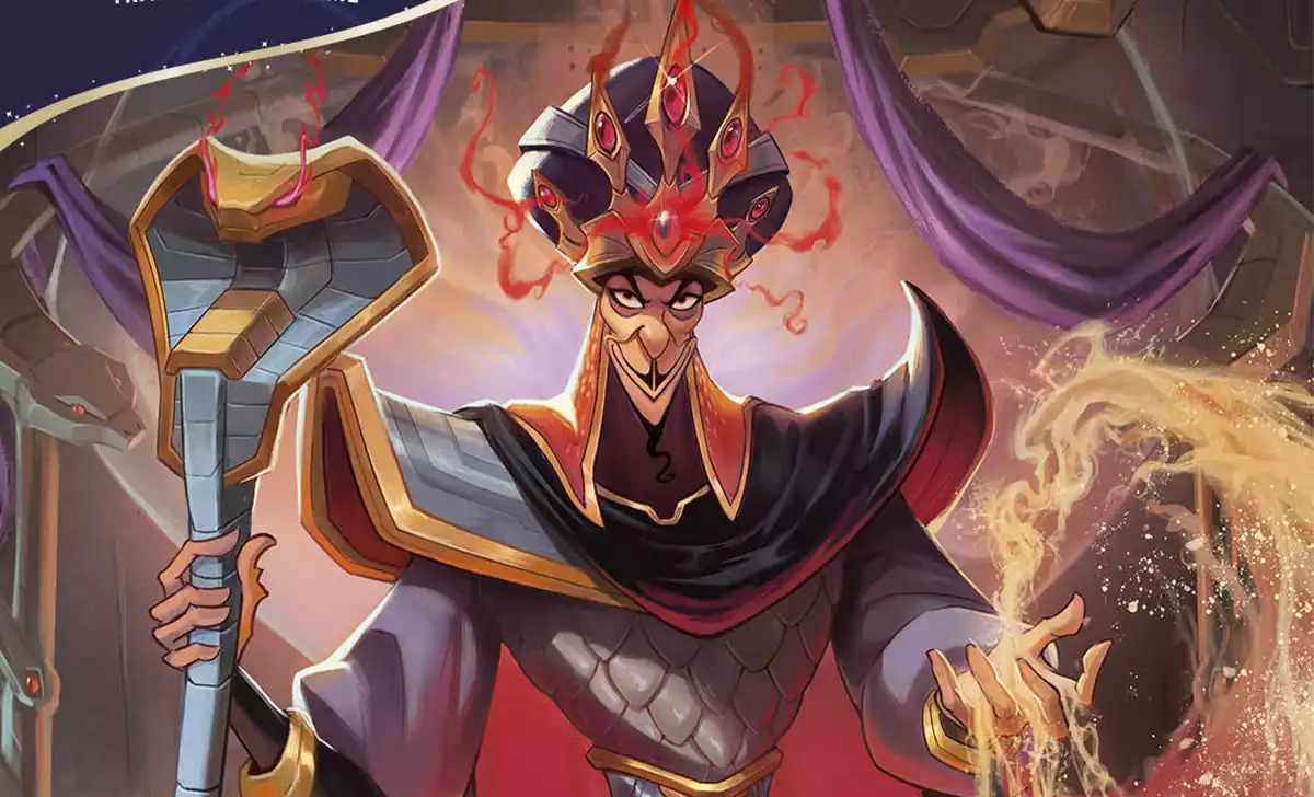El siempre avieso Jafar en Disney Lorcana. Créditos: Ravensburger