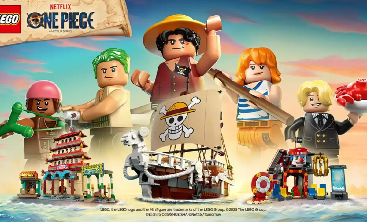 Imagen promocional de One Piece de LEGO. Créditos: LEGO