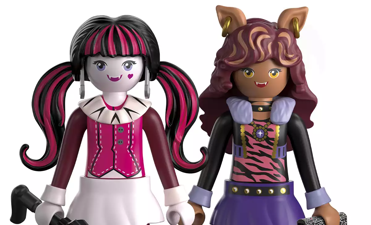 Las Monster High llegan al universo Playmobil. Créditos: Mattel/Playmobil