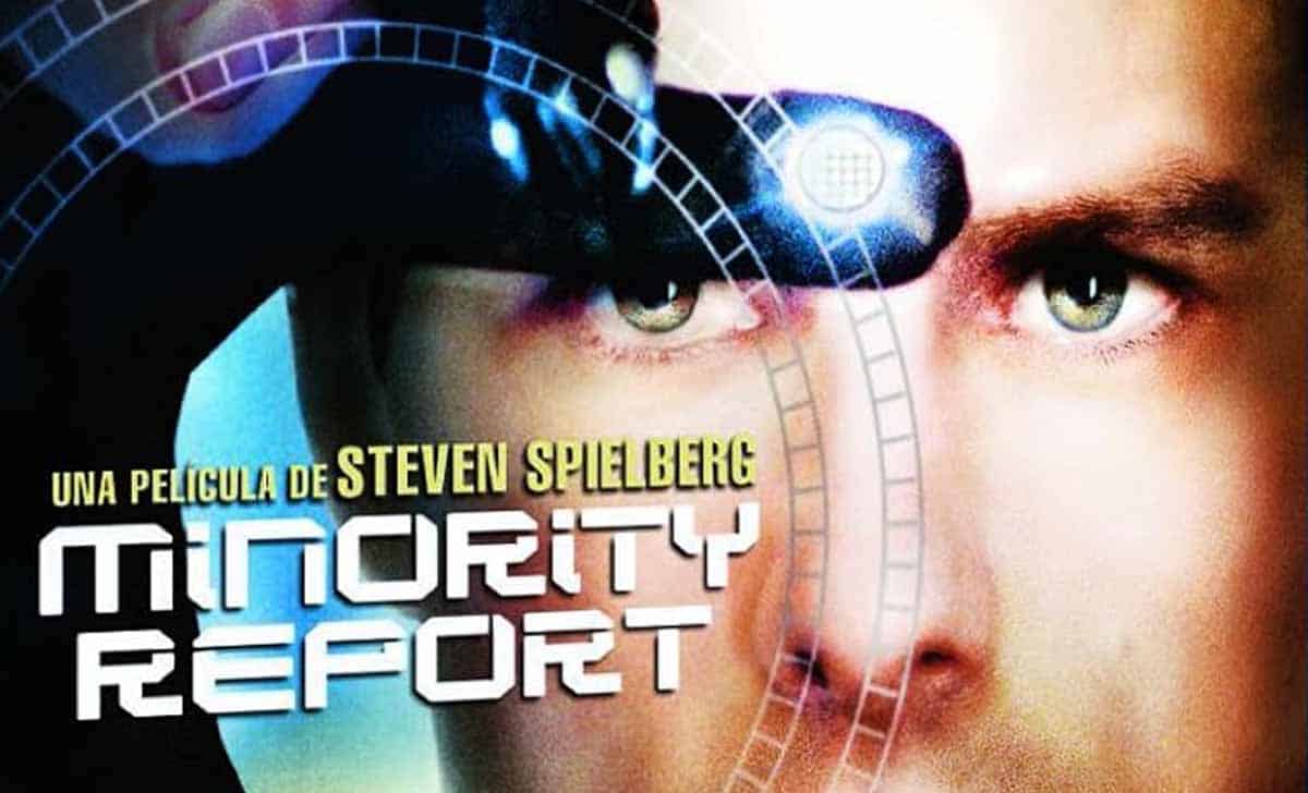 Cartel de Minority Report. Créditos: Divisa Home Video.