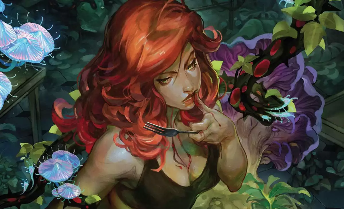 Portada de El círculo virtuoso de Hiedra Venenosa. Créditos: Panini/DC