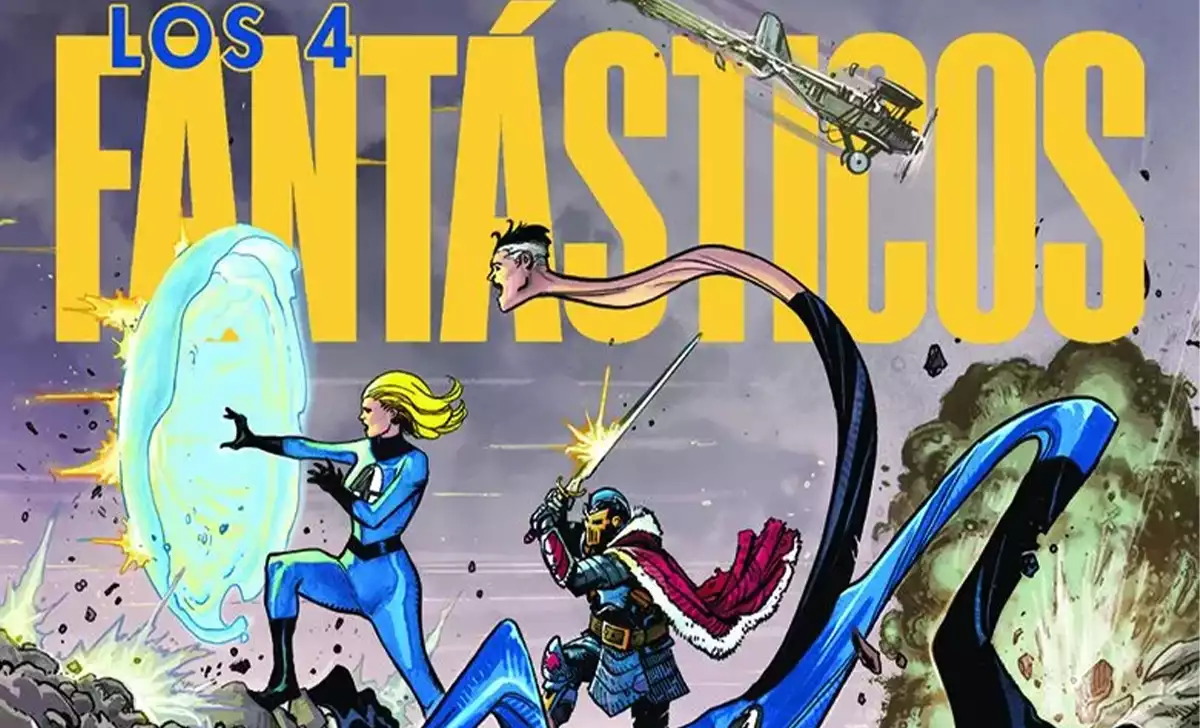 Portada del número 27 de Los Cuatro Fantásticos del arco Un mundo bajo Muerte. Créditos: Panini