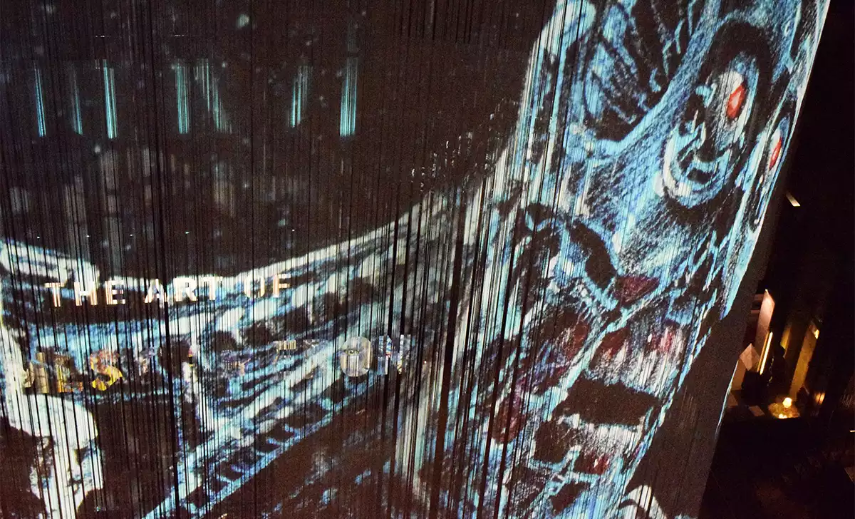 Proyección de Terminator. Créditos: docpastor.com - Amamos la Cultura Pop