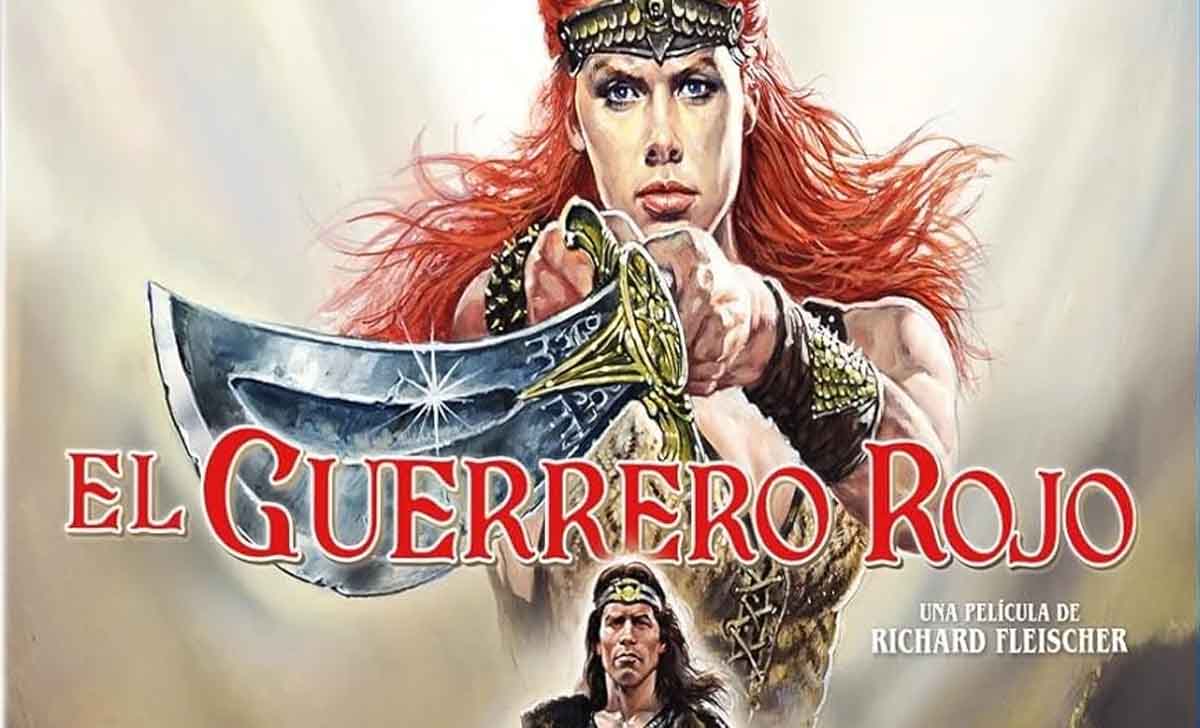 Cartel de El guerrero rojo. Créditos: Divisa Home Video.