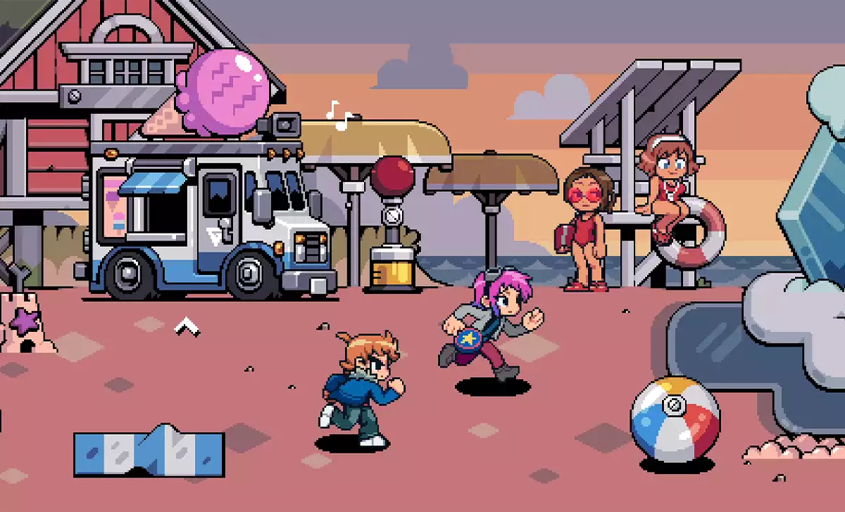 Scott Pilgrim en su nuevo videojuego. Créditos: Cosmocover