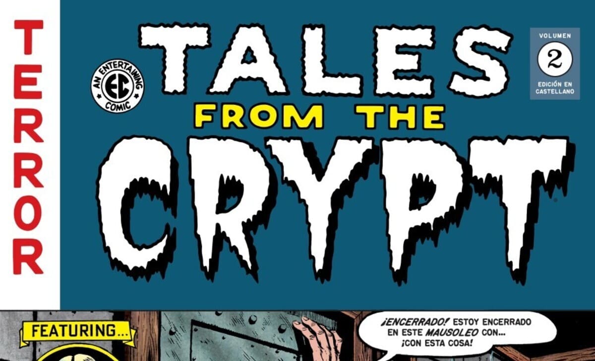 Logotipo de la portada de Tales from the crypt volumen 2. Créditos: Diábolo ediciones.