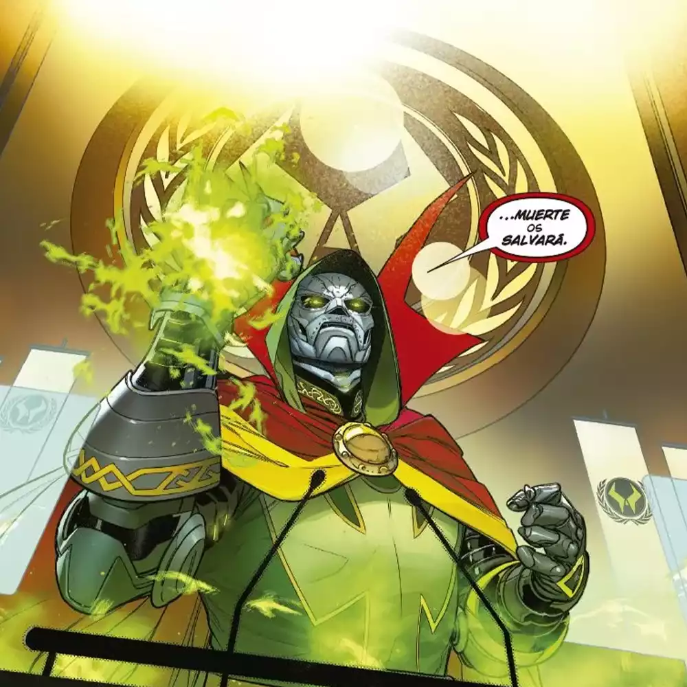 El Doctor Muerte visto por R.B. Silva. Créditos: Marvel/Panini