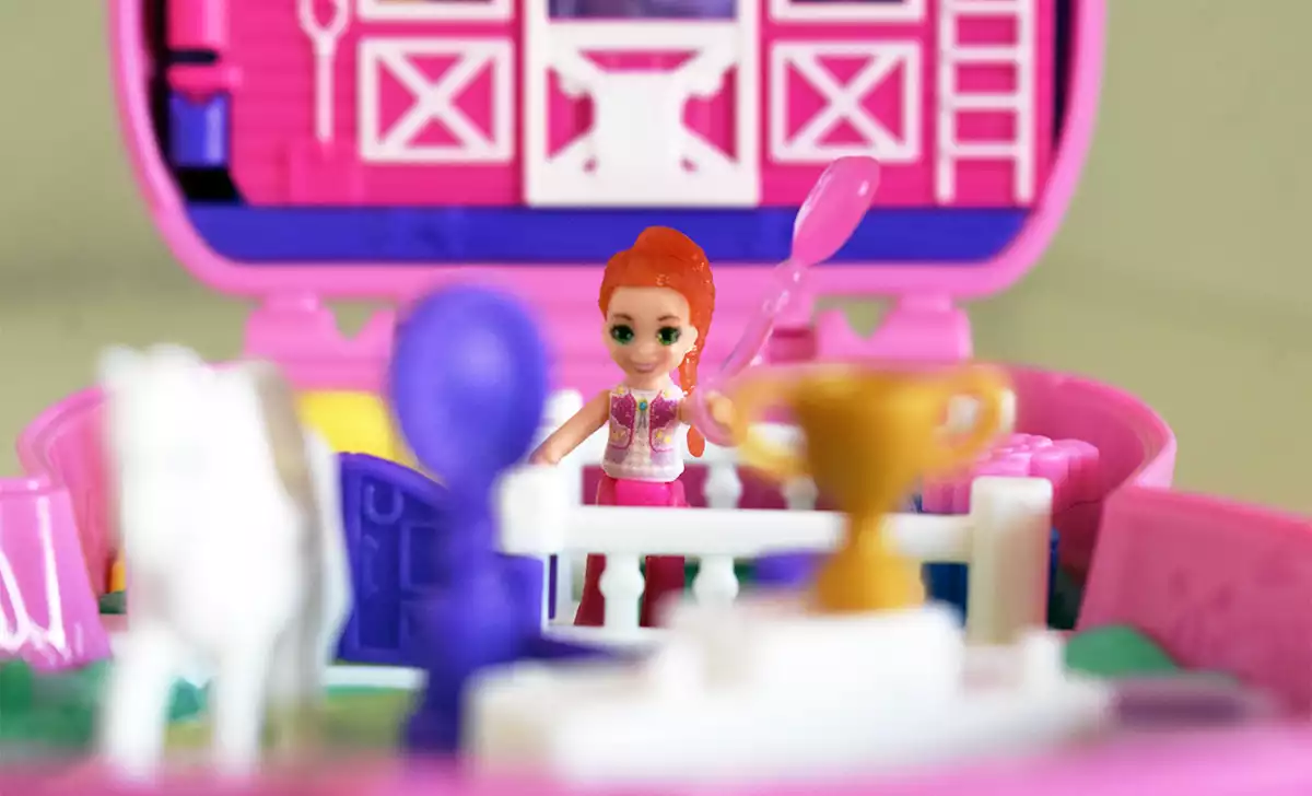 El Pony Rodeo, o Rodeo del poni, de Polly Pocket. Créditos: docpastor.com - Amamos la Cultura Pop