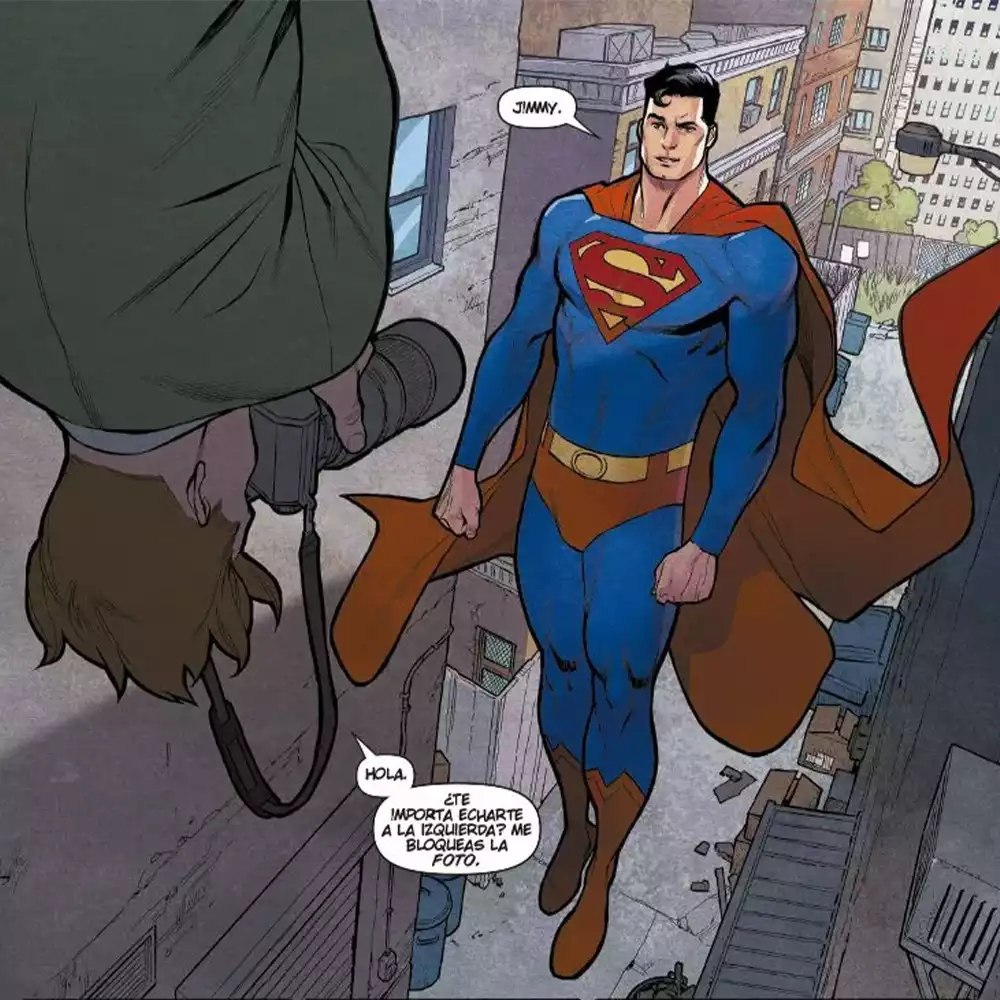 El Superman quintaesencial de All In Action Comics. Créditos: Panini/DC