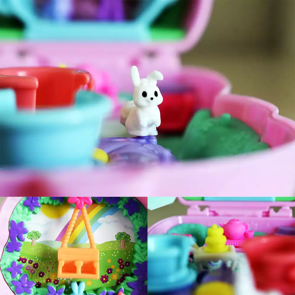 Escenografía del Conejito Fiesta del Té de Polly Pocket. Créditos: docpastor.com - Amamos la Cultura Pop