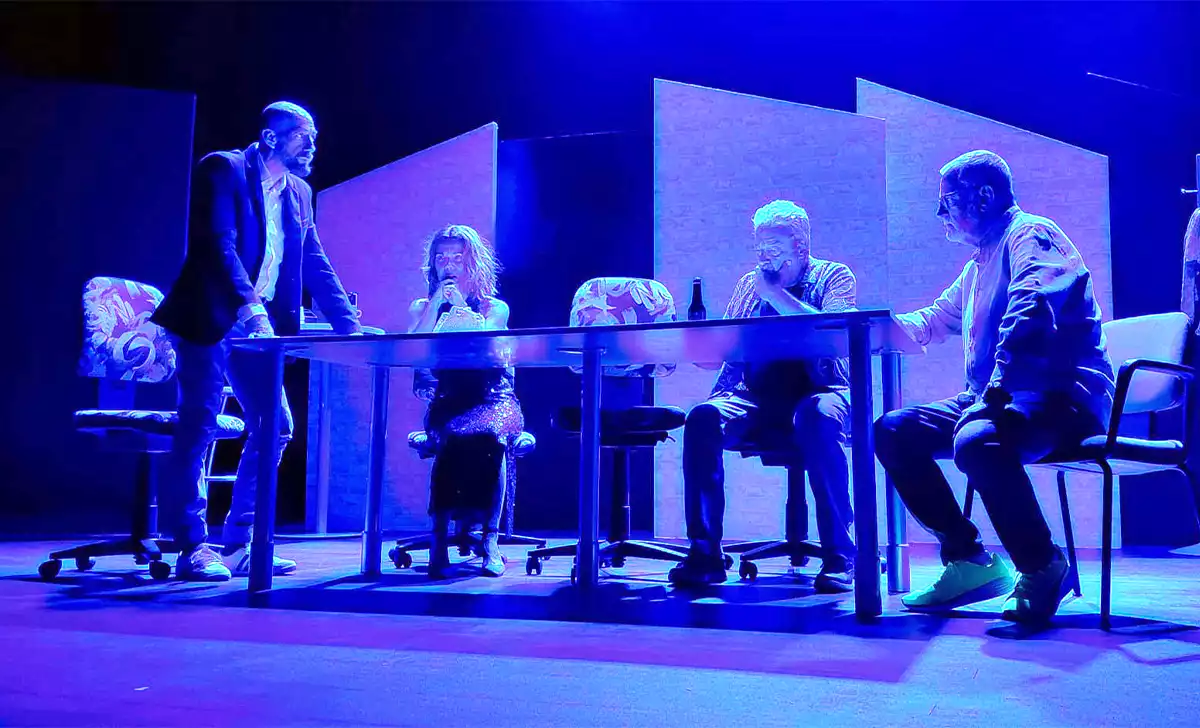 Los miembros de Kairós Teatro en el festival Mutea. Créditos: docpastor.com - Amamos la Cultura Pop