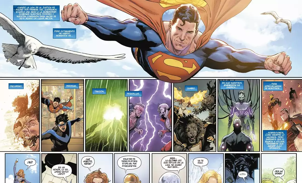 Luz, esperanza y legado en DC All In. Créditos: DC/Panini