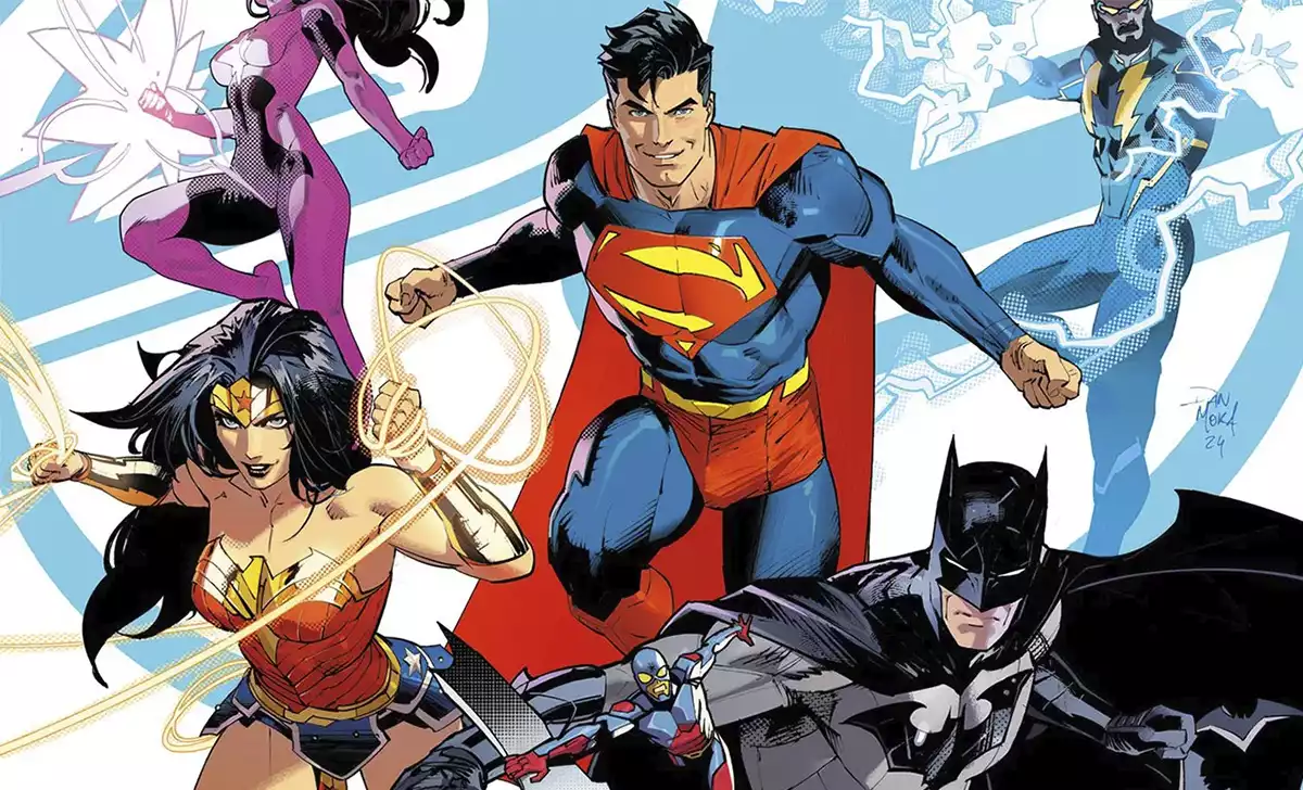 Portada de la nueva Liga de la Justicia. Créditos: DC/Panini