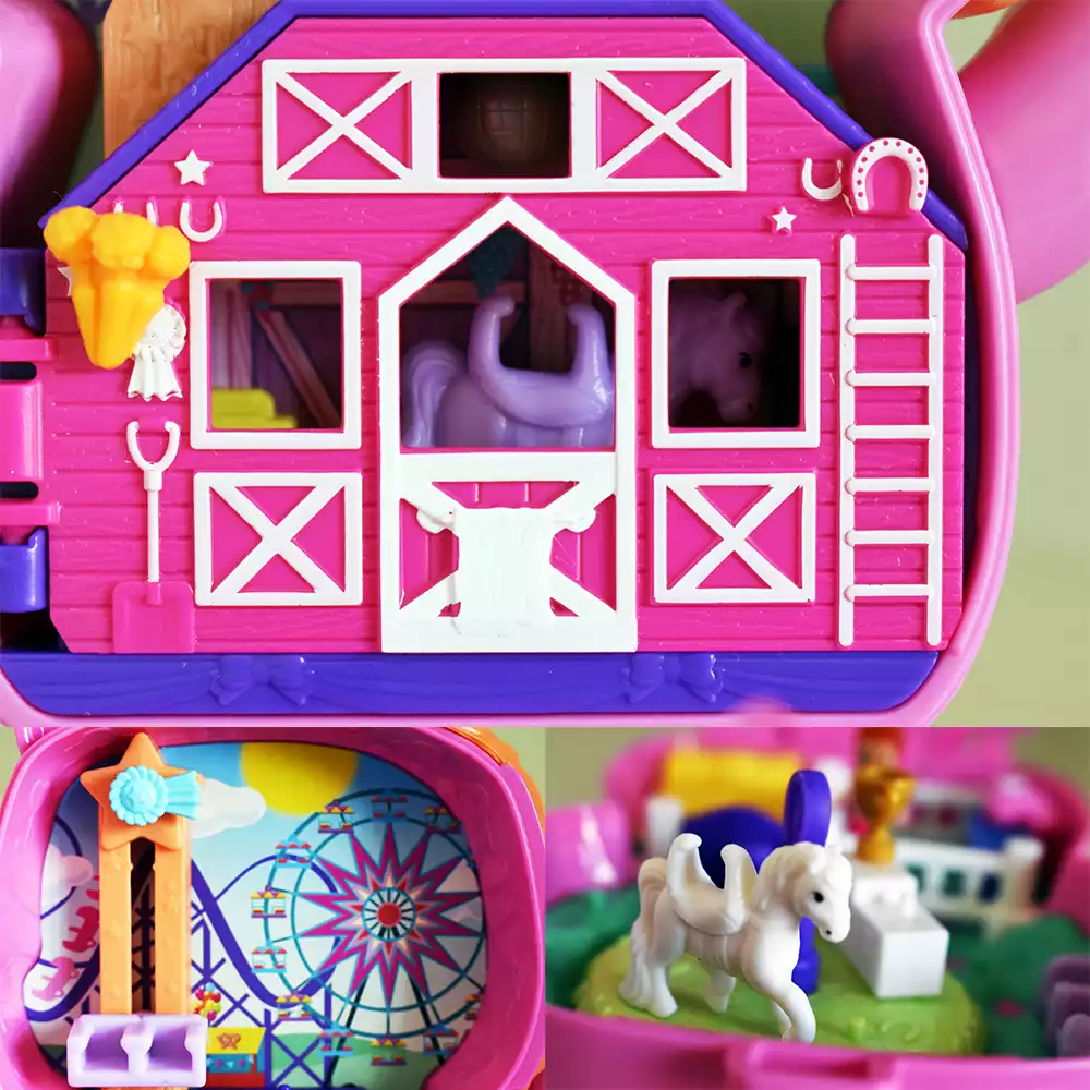 Set del Rodeo del poni de Polly Pocket. Créditos: docpastor.com - Amamos la Cultura Pop