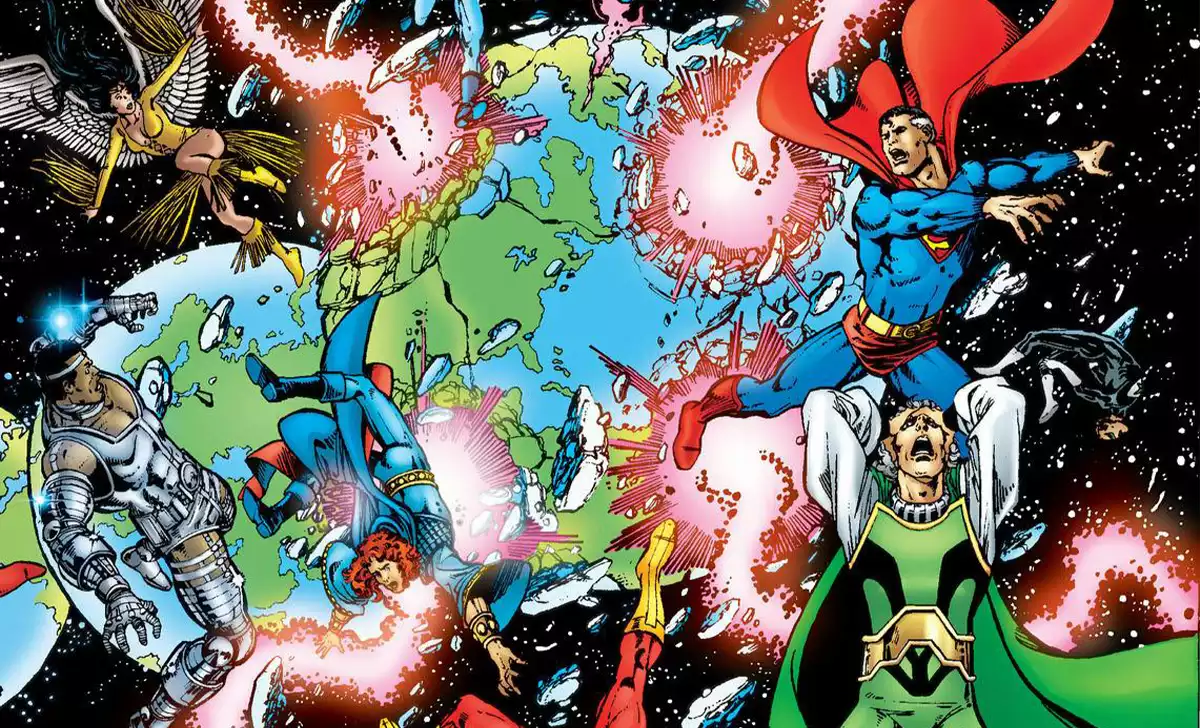Portada de Crisis en Tierras Infinitas. Créditos: DC/Panini