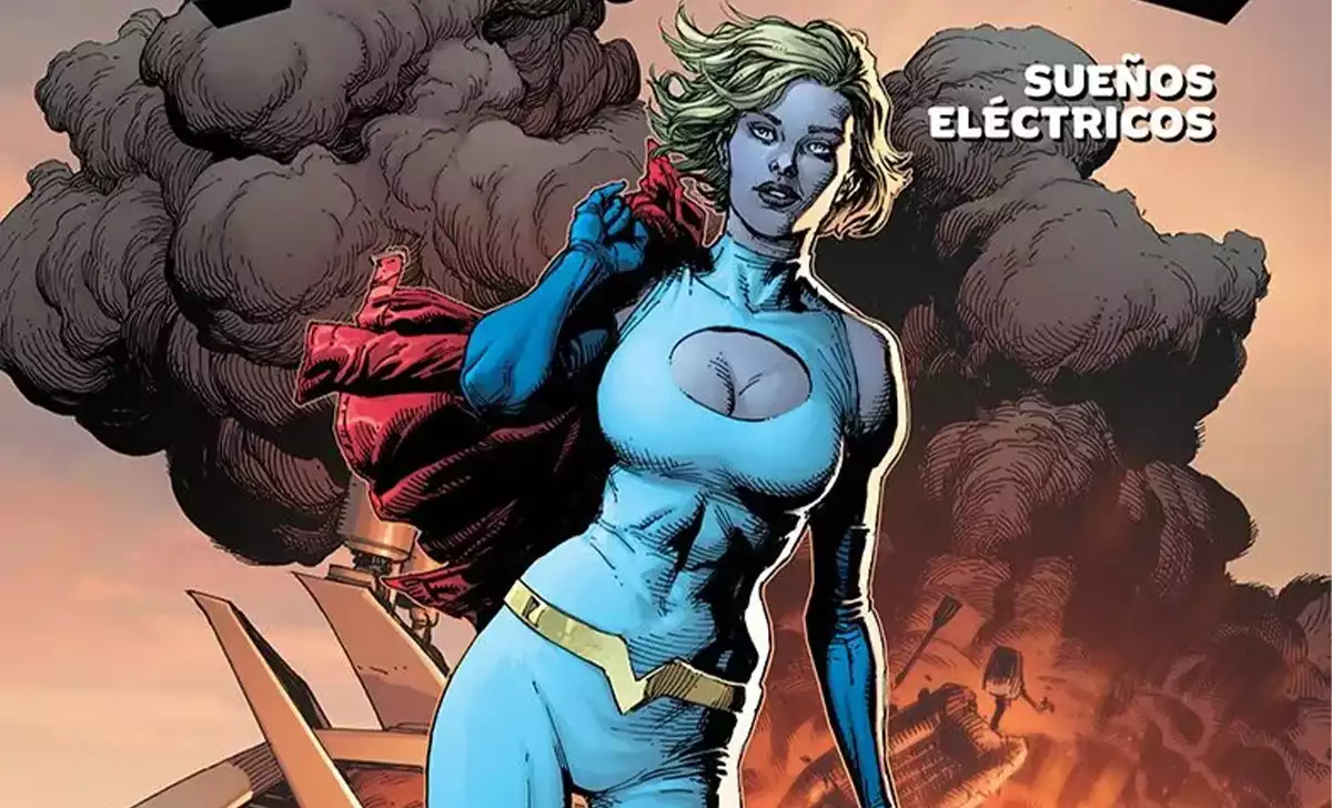 Portada de Power Girl: Sueños eléctricos. Créditos: DC/Panini