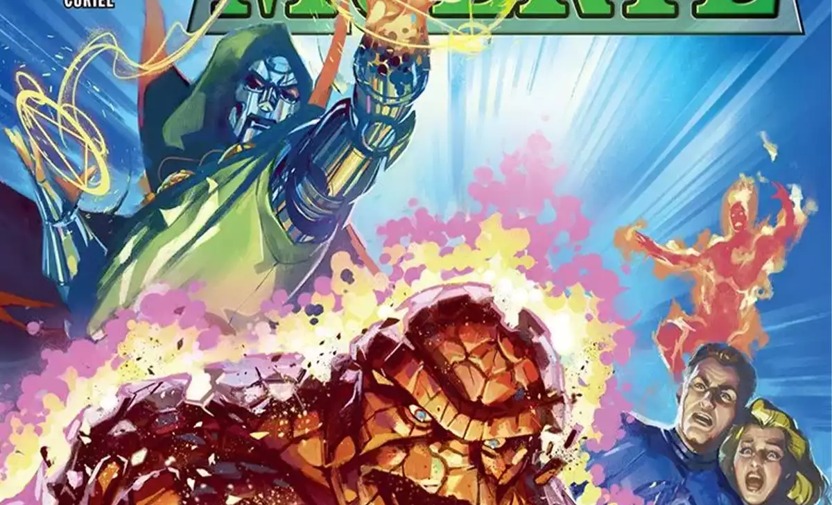 Portada de Un mundo bajo Muerte 2 con el Doctor Muerte en toda su gloria. Créditos: Panini/Marvel