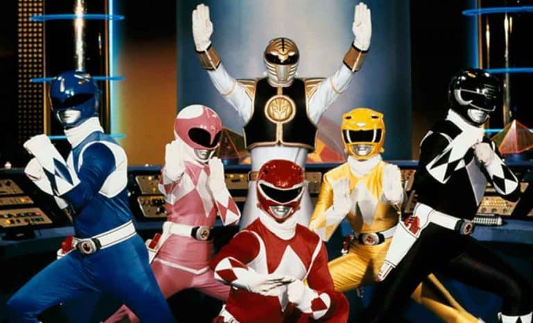 Los Mighty Morphin Power Rangers en una imagen promocional de la serie. Créditos: Hasbro Entertainment