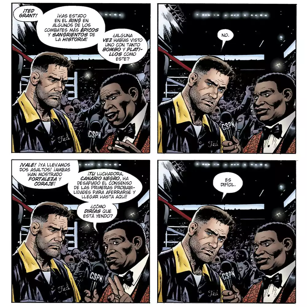 Ted Grant en Canario Negro: La mejor de lo mejor número 3. Créditos: Créditos: Panini/DC