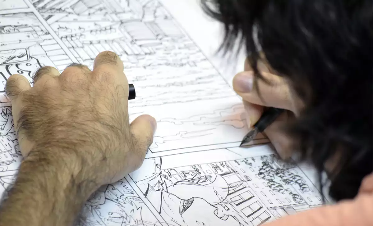 Autor en el Ultimate Manga. Créditos: docpastor.com - Amamos la Cultura Pop