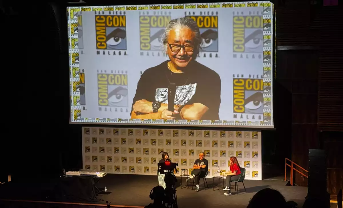 Charla de Nobuo Uematsu y Rye Tozuka en la San Diego Comic-Con Málaga. Créditos: docpastor.com - Amamos la Cultura Pop