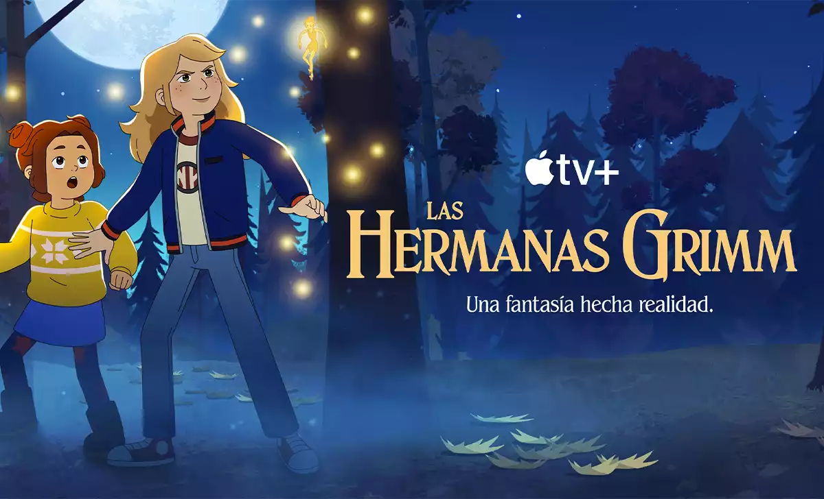 Imagen promocional de Las hermanas Grimm. Créditos: Apple TV +