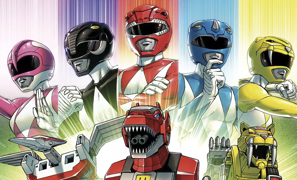 Los Power Rangers en Zord Quest. Créditos: BOOM! Studios