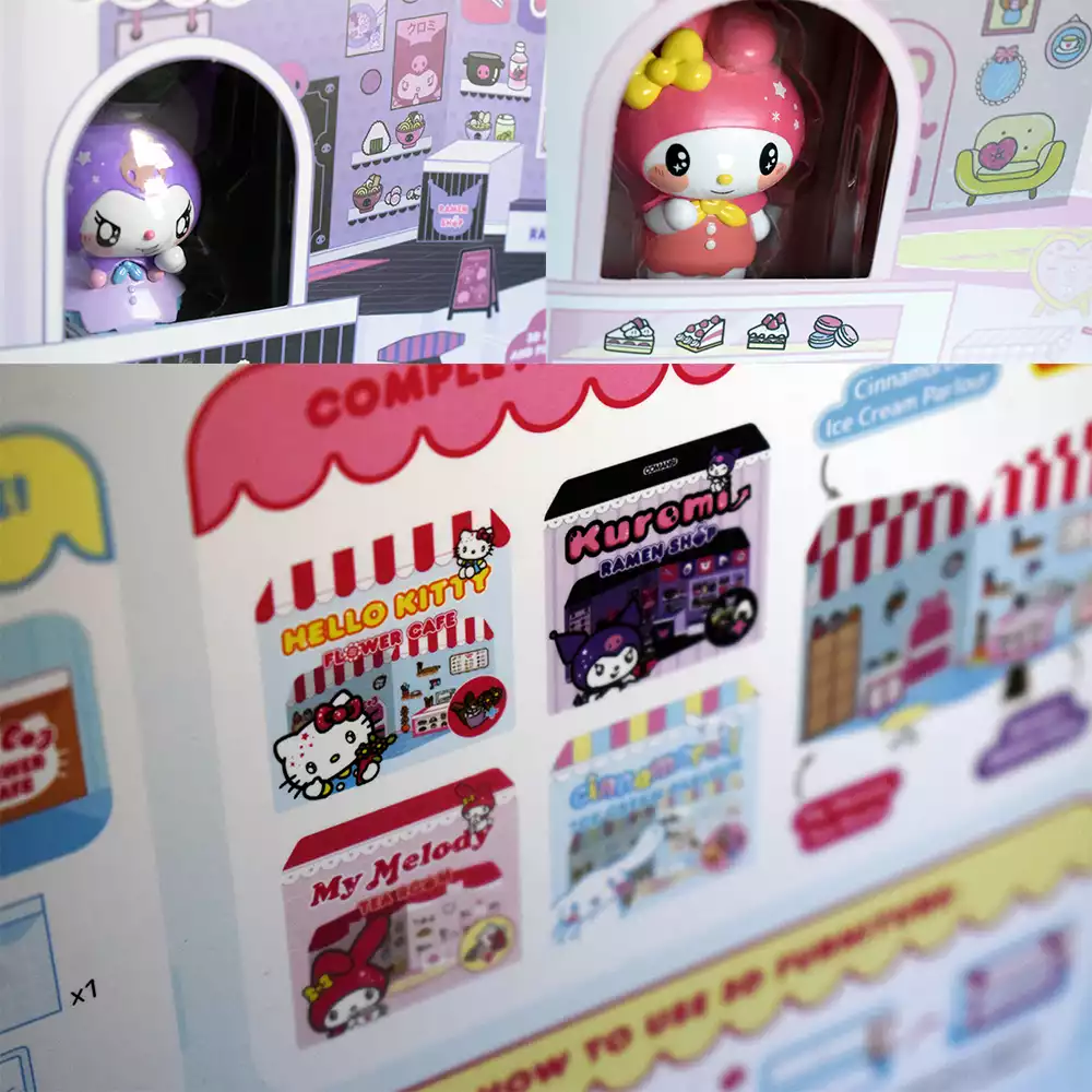 Los amiguitos de Hello Kitty en versión Comansi. Créditos: docpastor.com - Amamos la Cultura Pop