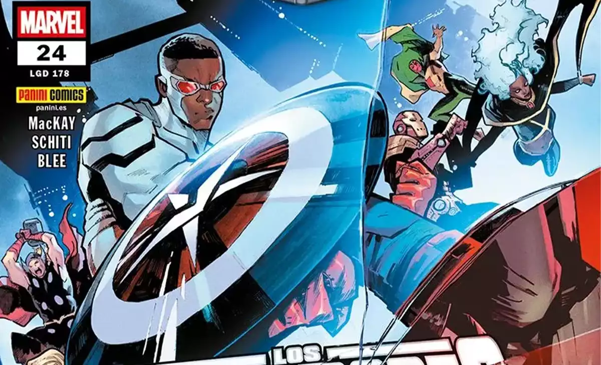 Portada de Los Vengadores número 24. Créditos: Marvel/Panini
