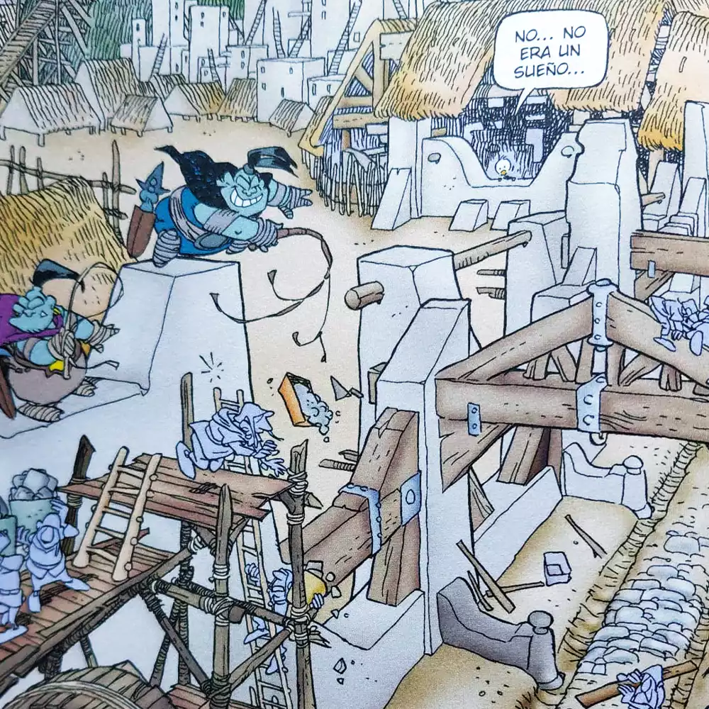 Viñeta de Los señores de los dragones. Créditos: Panini/Disney